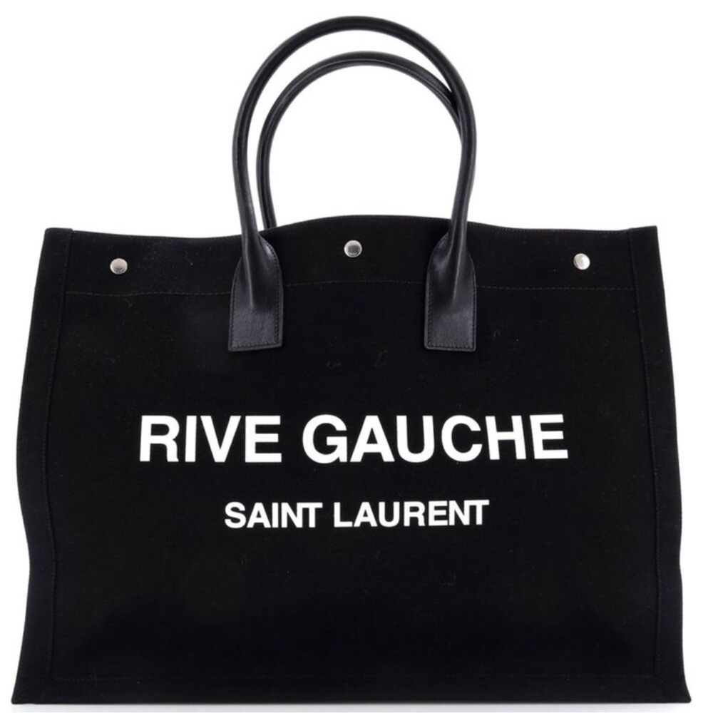 SAINT LAURENT RIVE GAUCHE large Tote canvas bag
